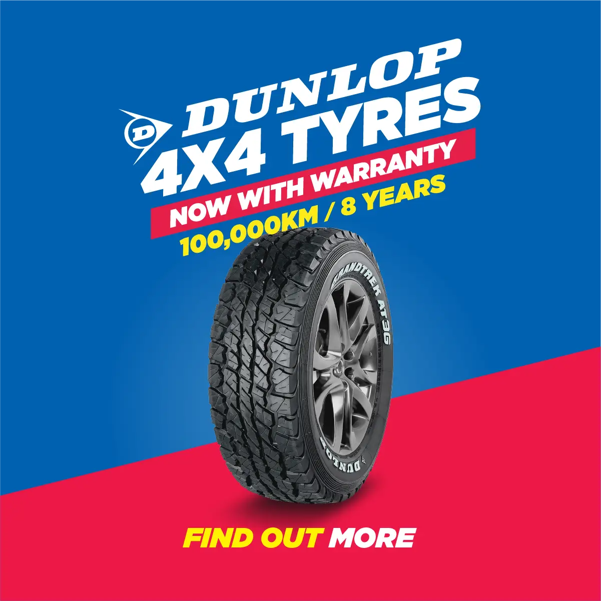 Dunlop 4X4 Tyres Warranty